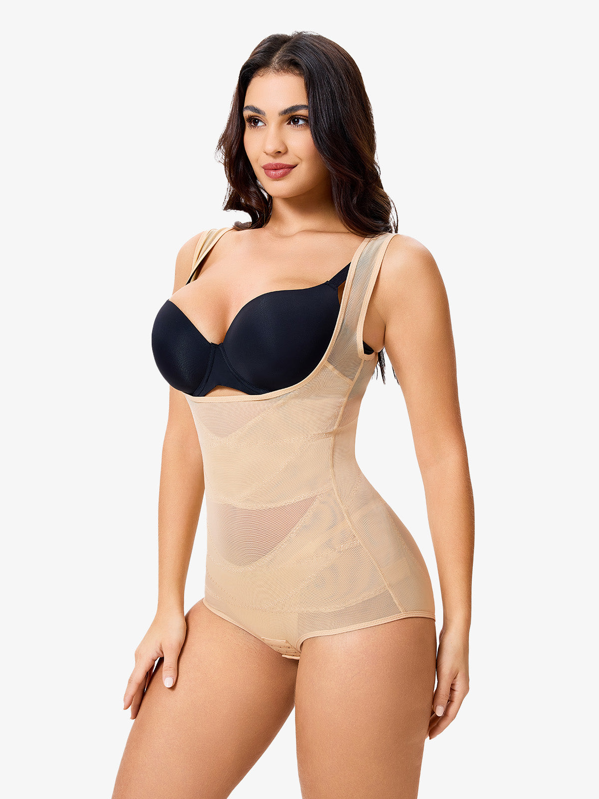 Body Fajero Realce Busto Con Control de Abdomen